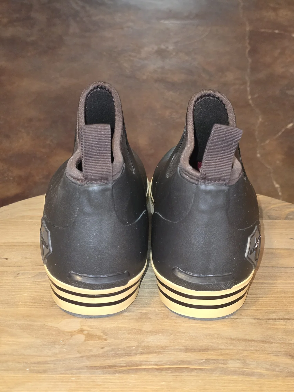 Skechers Work Waterproof Chelsea Rain Boots Brown Rubber Men's Size 12